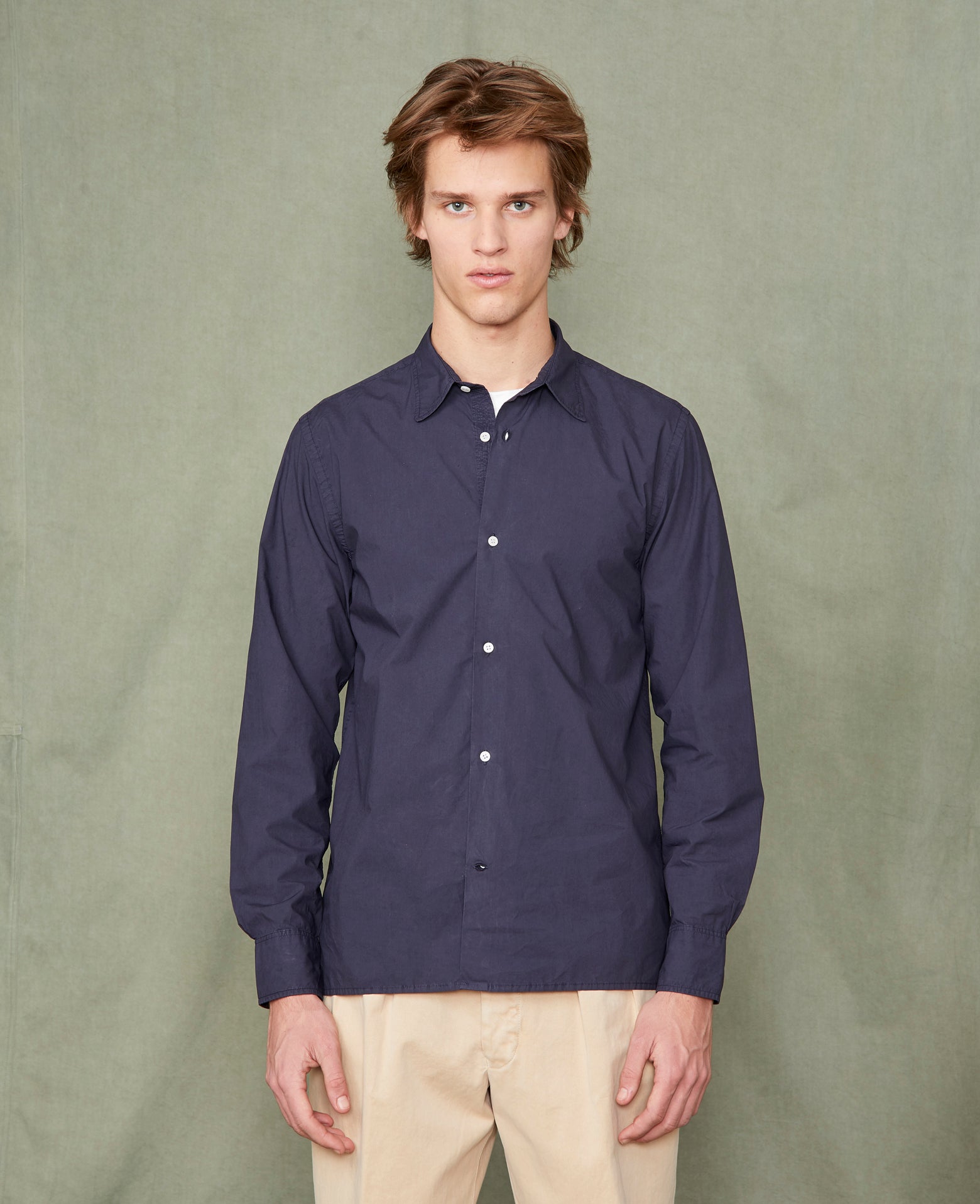 Soft collar shirt