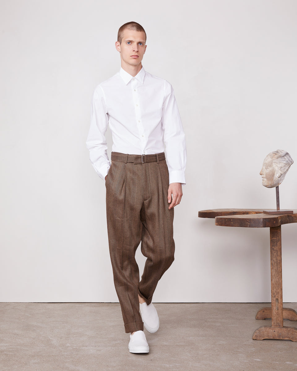 Hugo pts li cotton herringbone 1 - Image 1