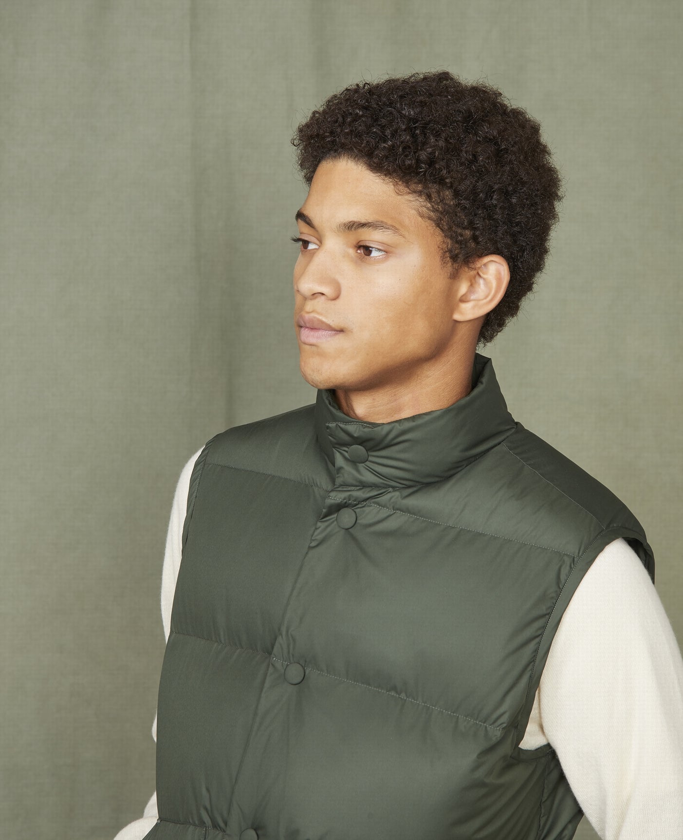 Damon vest OLIVE - Image 3