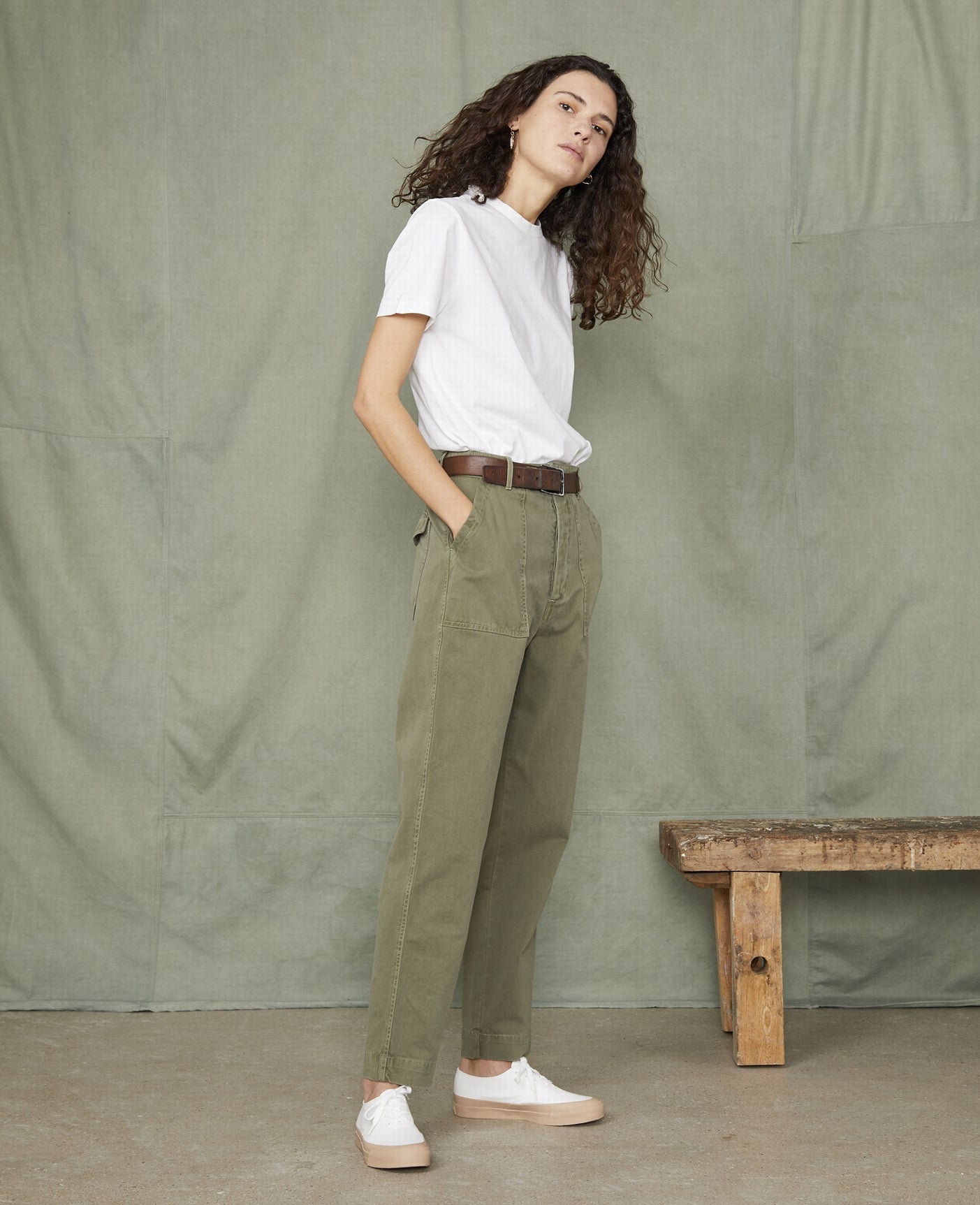 Fatigue chino OLIVE - Image 1