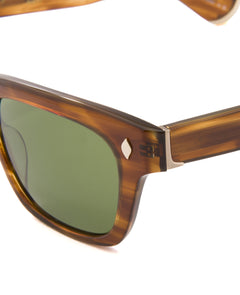 Garrett leight sunglasses DEMIBLONDE/PUREGREEN - Miniature 4