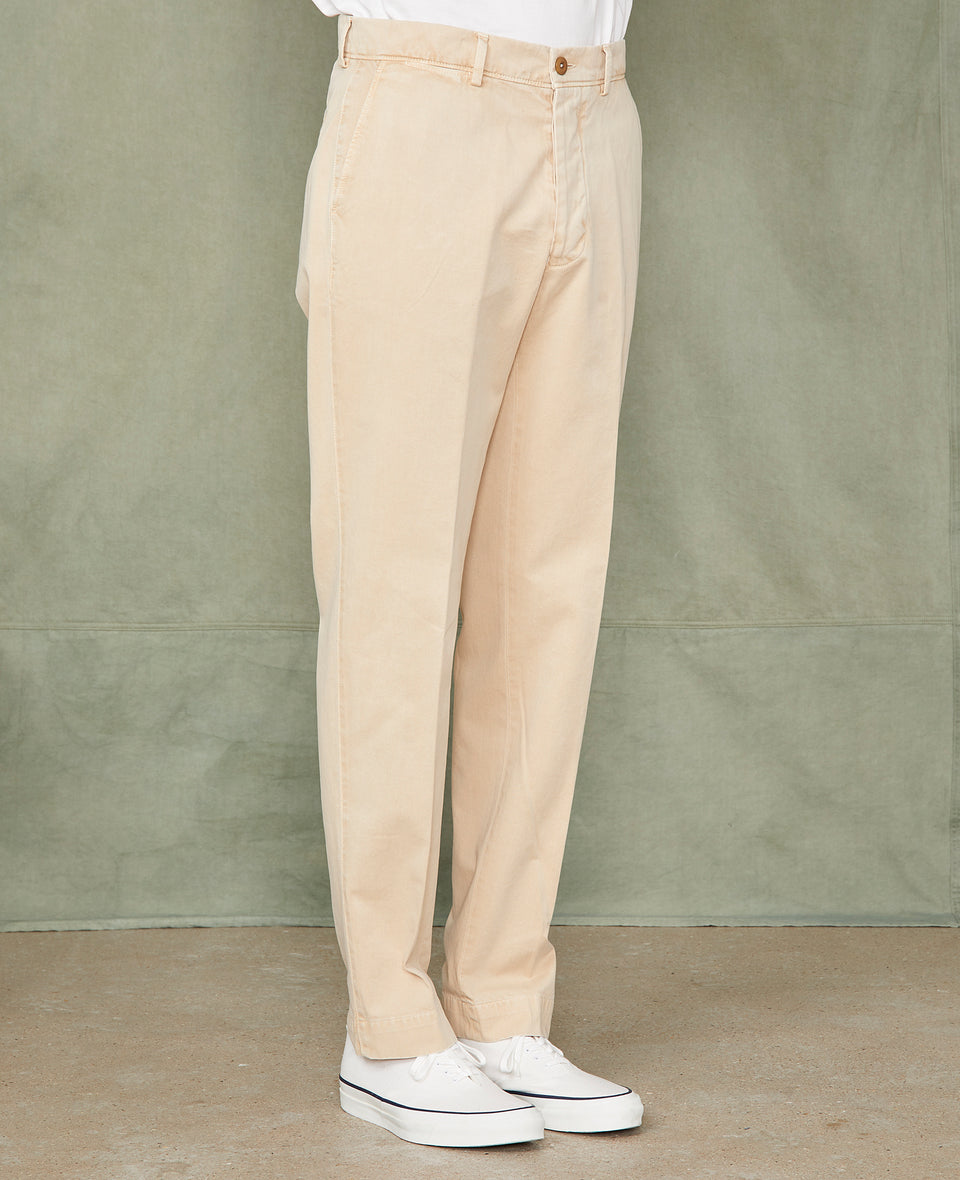 Plain front chino BEIGE - Image 2