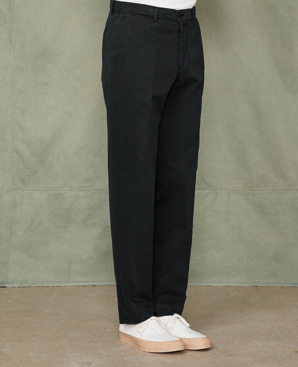 Plain front chino FADED BLACK - Image 2