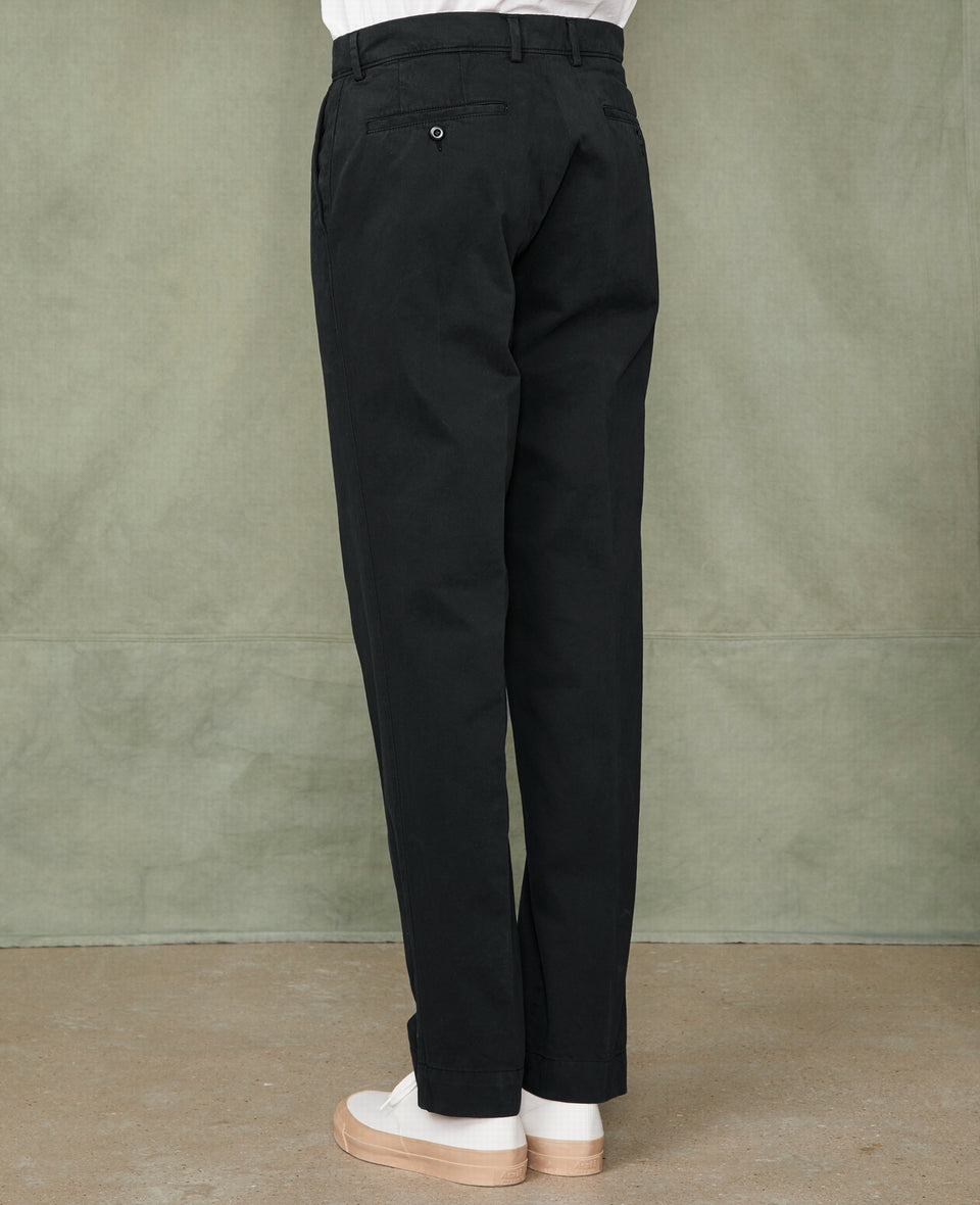 Plain front chino FADED BLACK - Image 3