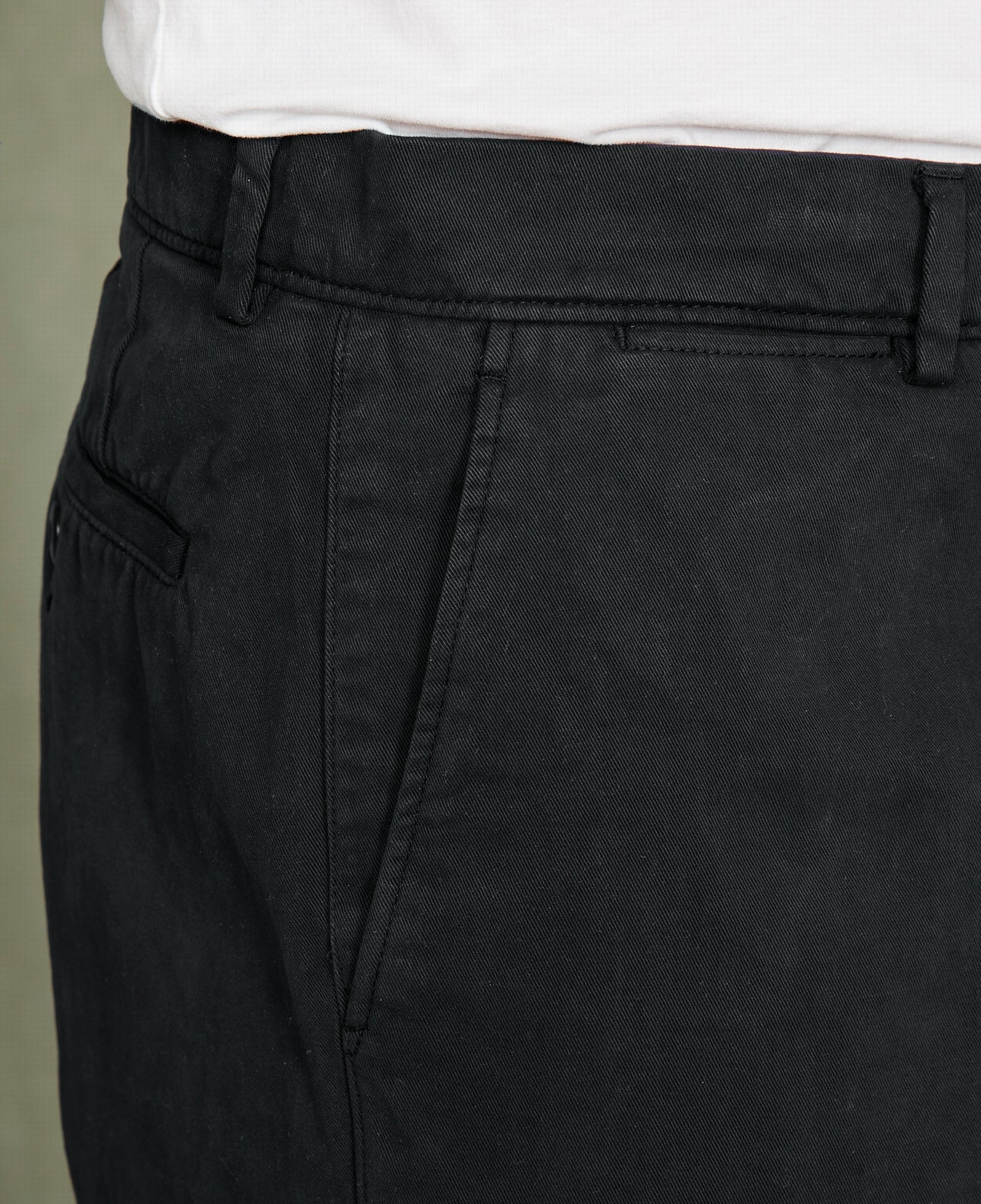 Plain front chino FADED BLACK - Image 4