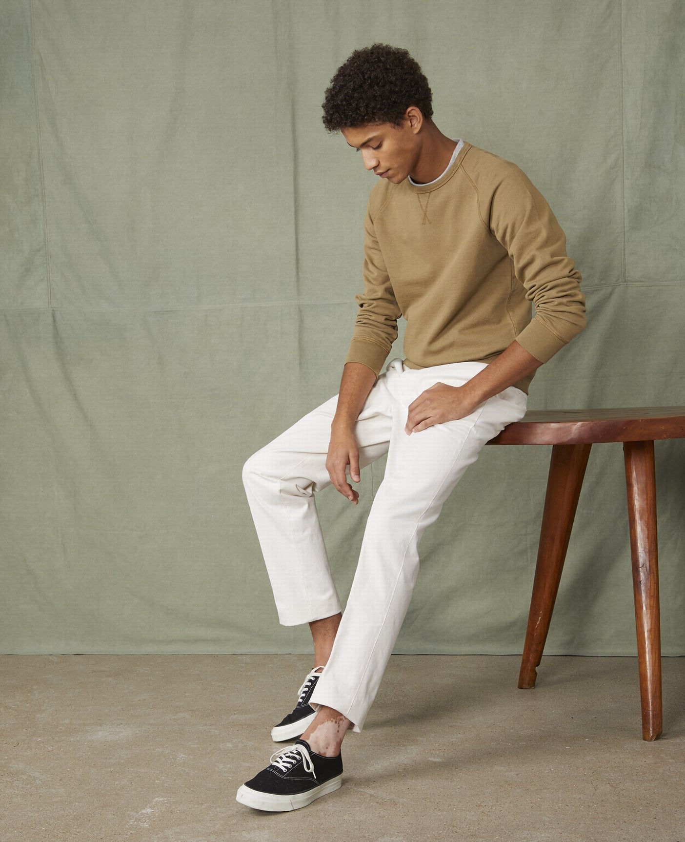Plain front chino OFF WHITE - Image 2