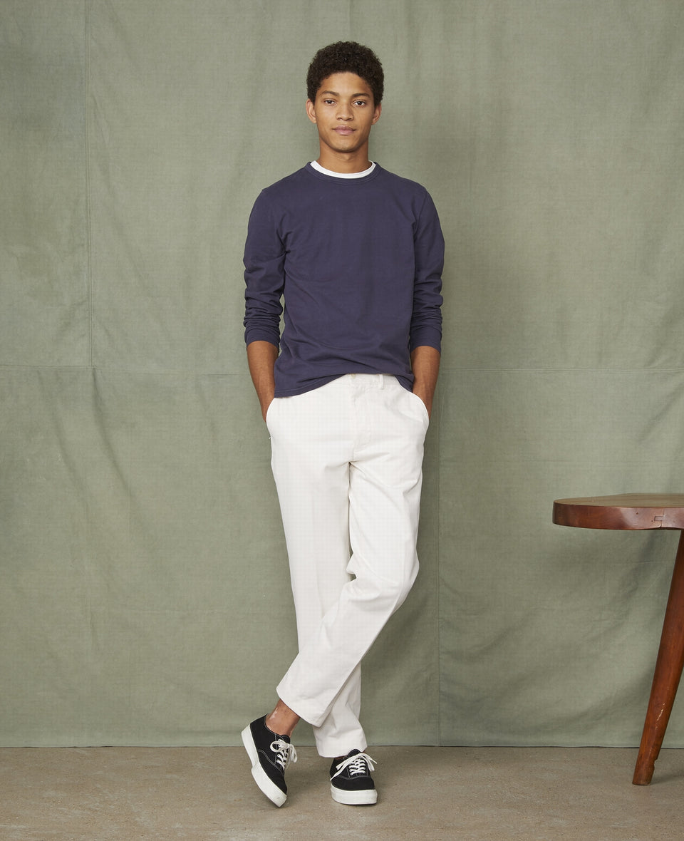 Plain front chino OFF WHITE - Image 2