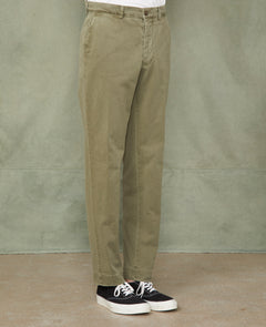 Plain front chino OLIVE - Miniature 2