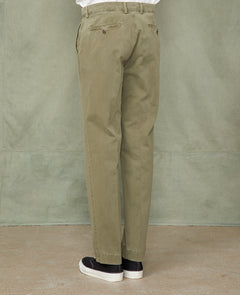 Plain front chino OLIVE - Miniature 3